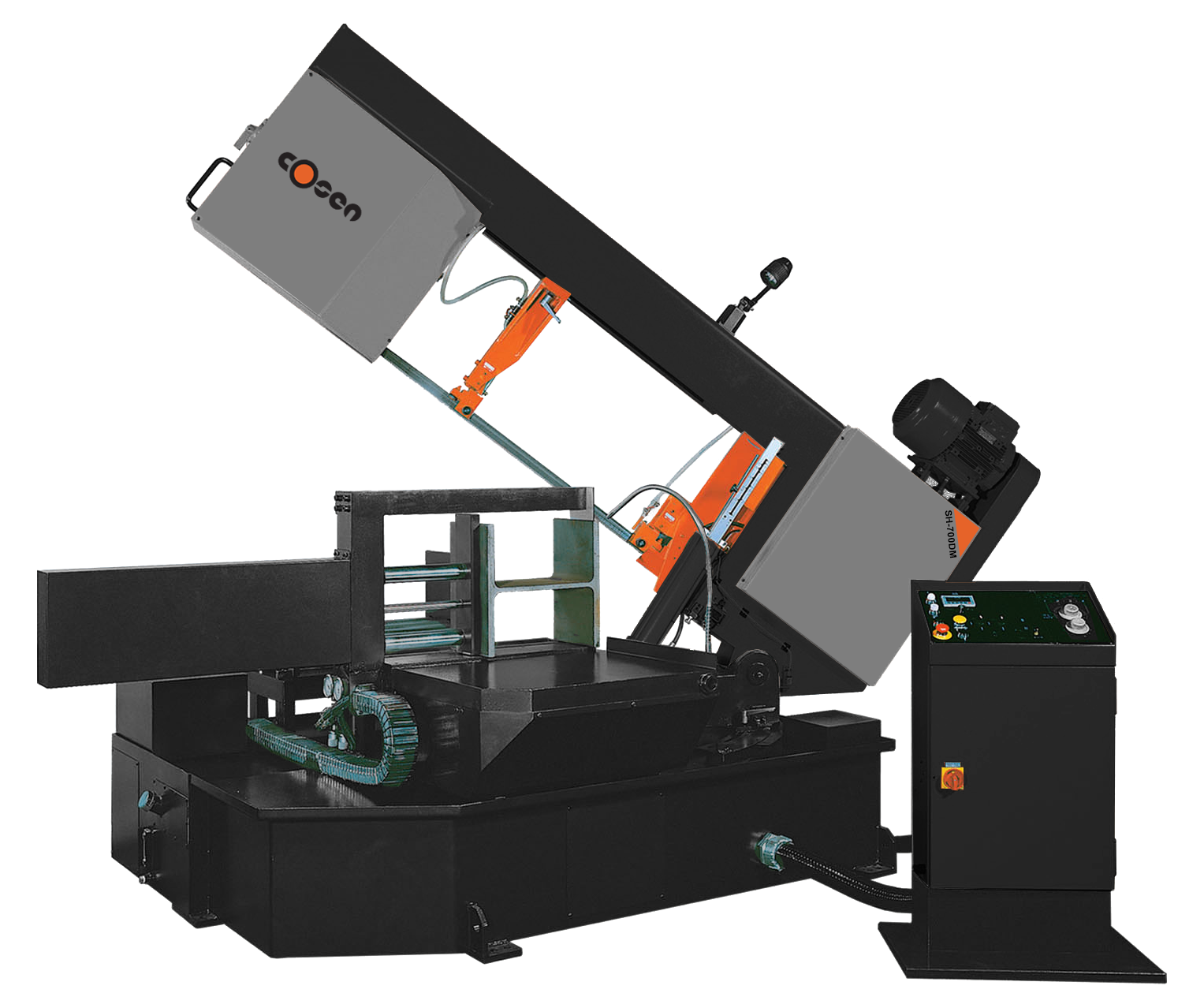Cosen SH-700 Double Miter Horizontal Band Sawing Machine